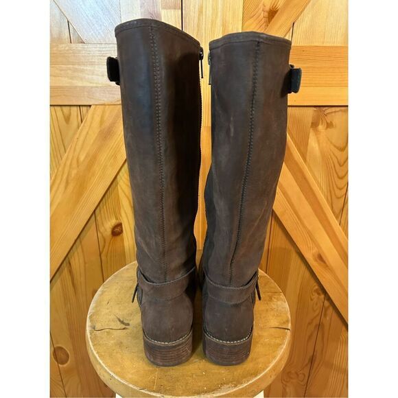 LL BEAN Tall Rustic Riding Boot Nubuck Leather Women's  6.5M - Picture 5 of 8